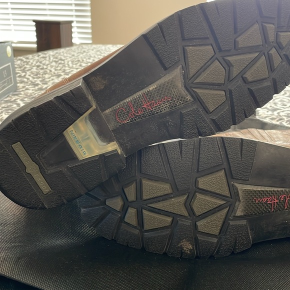 Men’s Size 13 Cole Hahn Mid Calf Brown Leather Boots - Picture 5 of 12